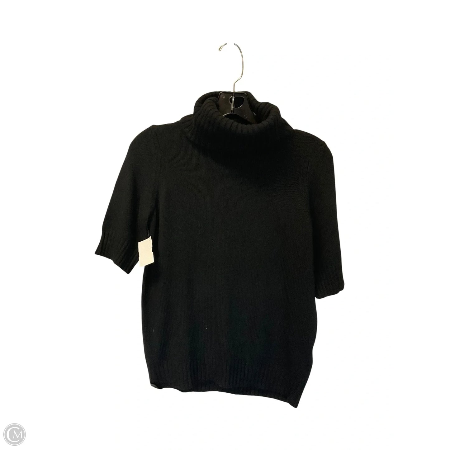 Sweater Short Sleeve By Anthropologie In Black, Size: S