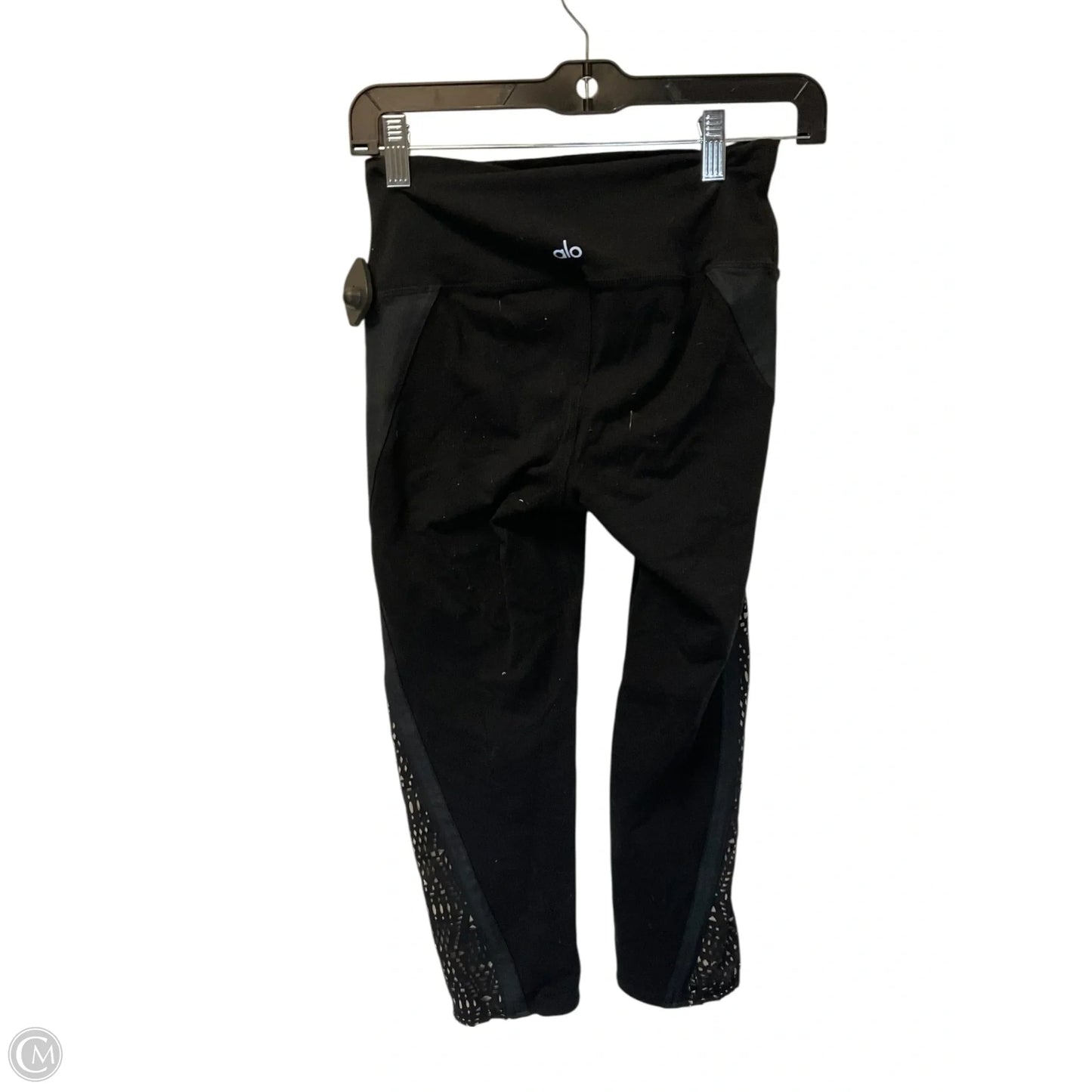 Athletic Leggings Capris By Alo In Black, Size: S