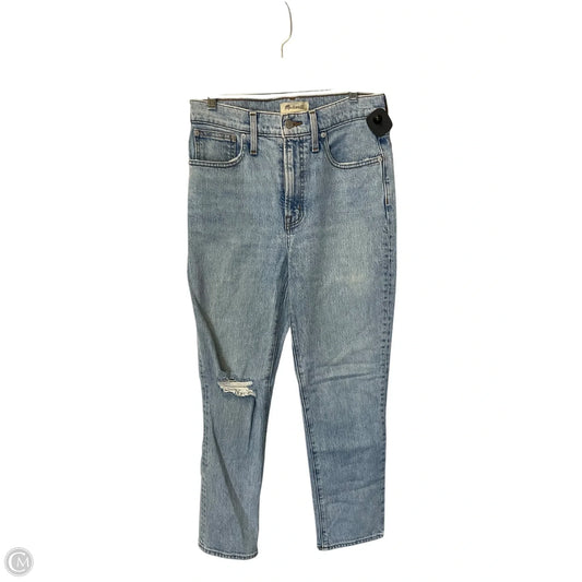 Jeans Cropped By Madewell In Blue Denim, Size: 4