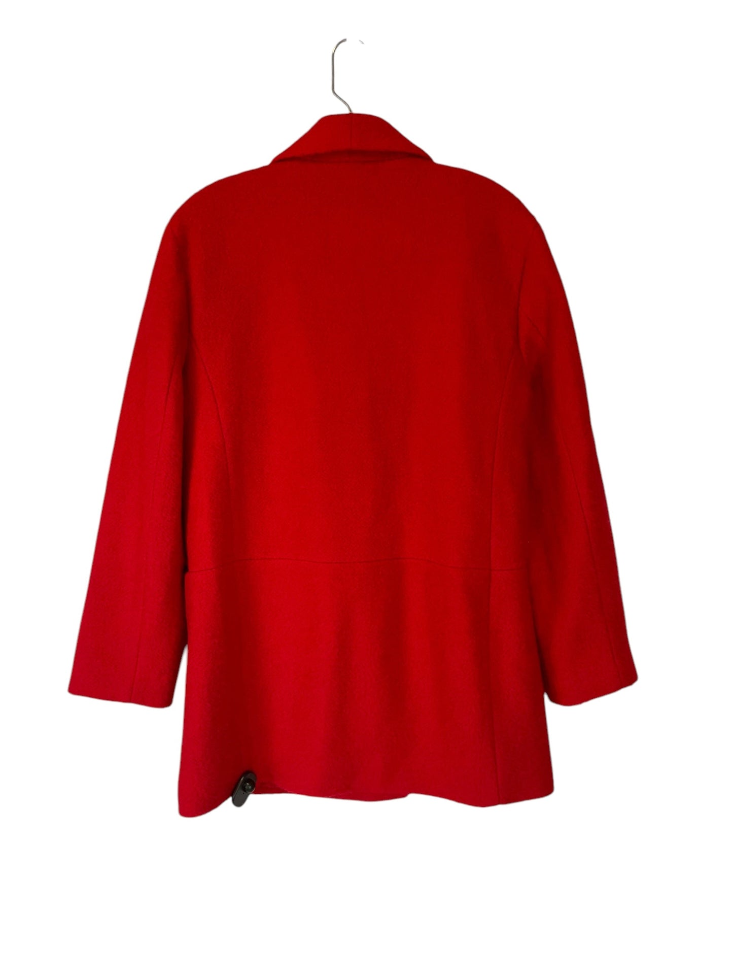 Coat Peacoat By Ann Taylor In Red, Size: S