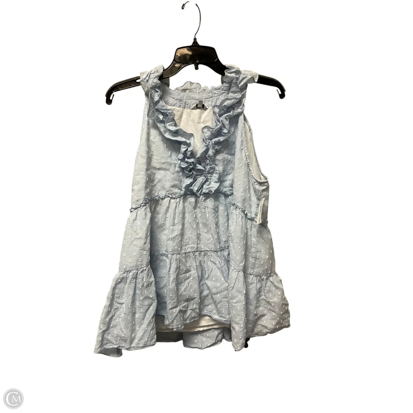 Top Sleeveless By Crown And Ivy In Blue, Size: L