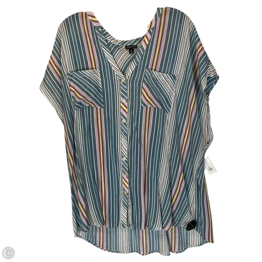 Top Sleeveless By Torrid In Striped Pattern, Size: 3x