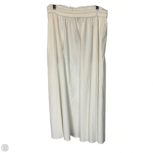 Skirt Maxi By Philosophy In White, Size: L