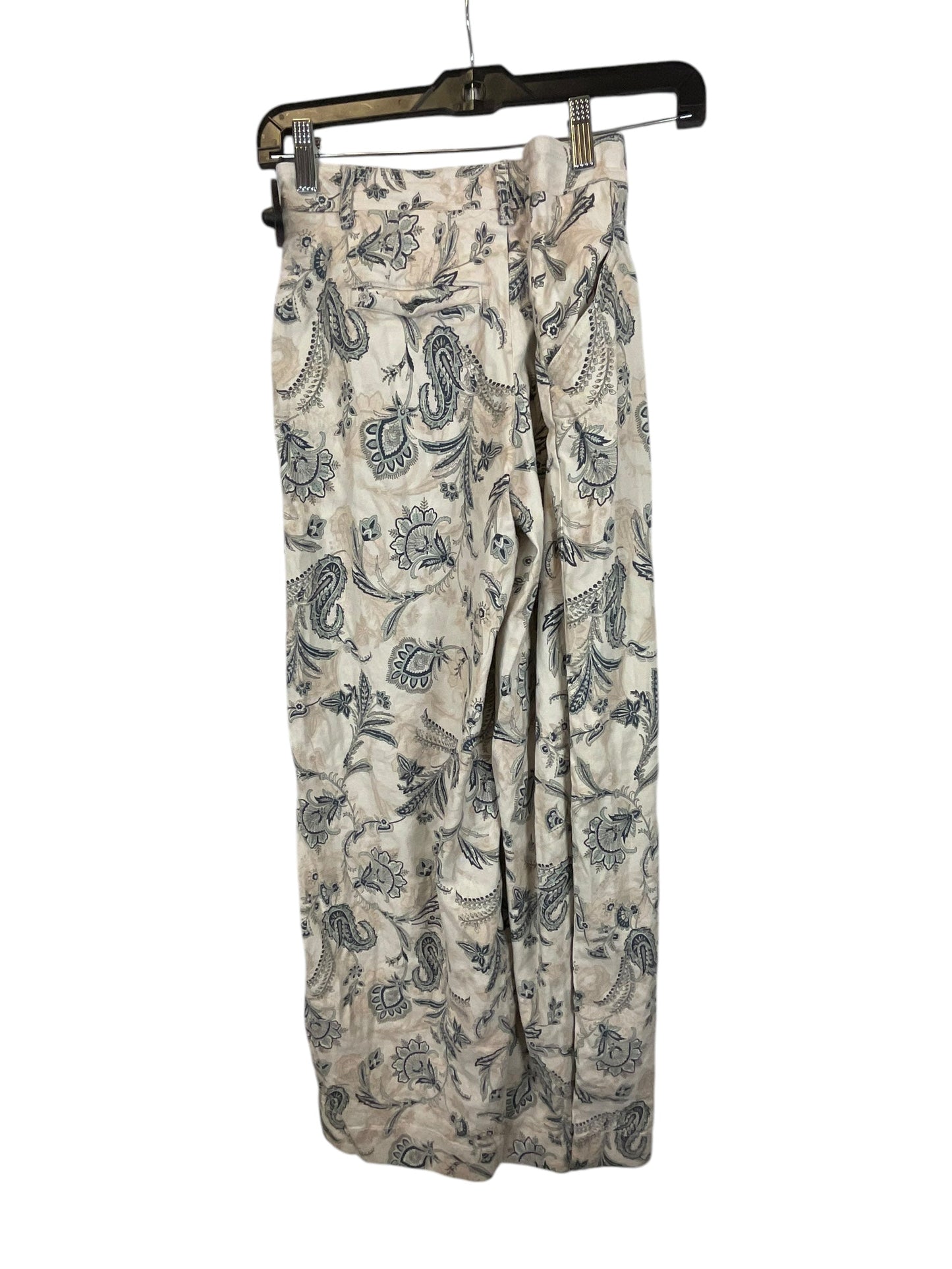 Pants Dress By Anthropologie In Blue & Cream, Size: 2