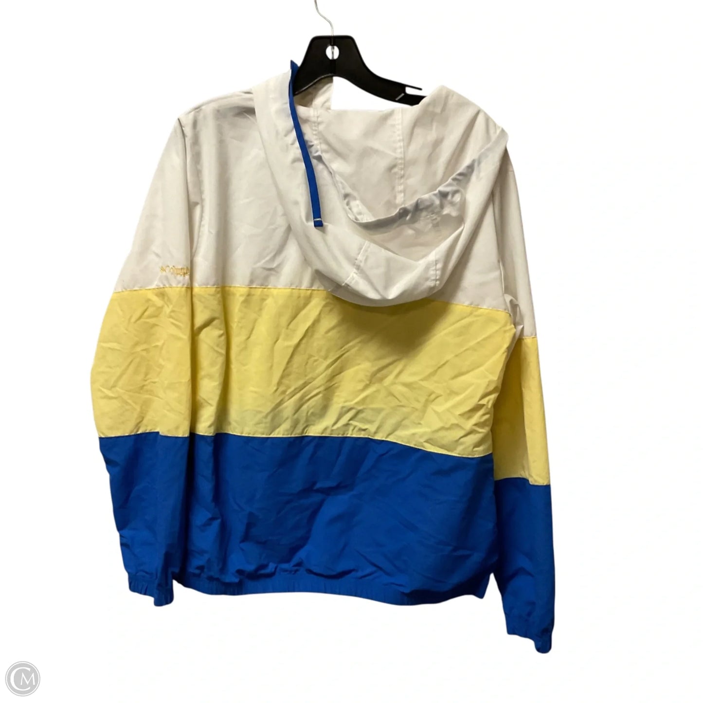 Jacket Utility By Columbia In Blue & Yellow, Size: S