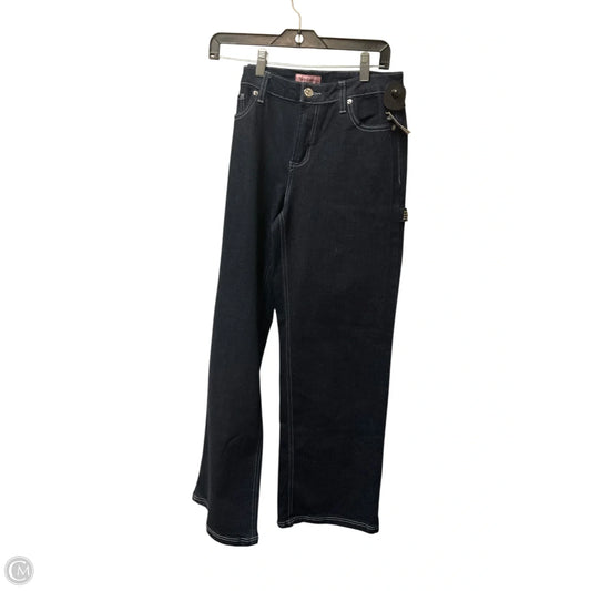 Jeans Boot Cut By Juicy Couture In Blue Denim, Size: 8