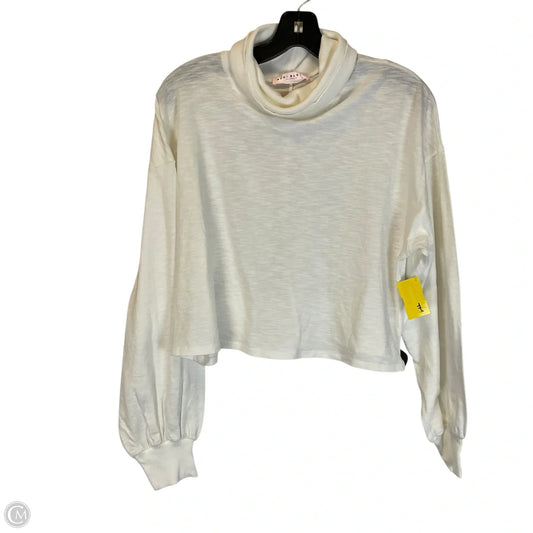 Top Long Sleeve By Blue Blush In White, Size: S