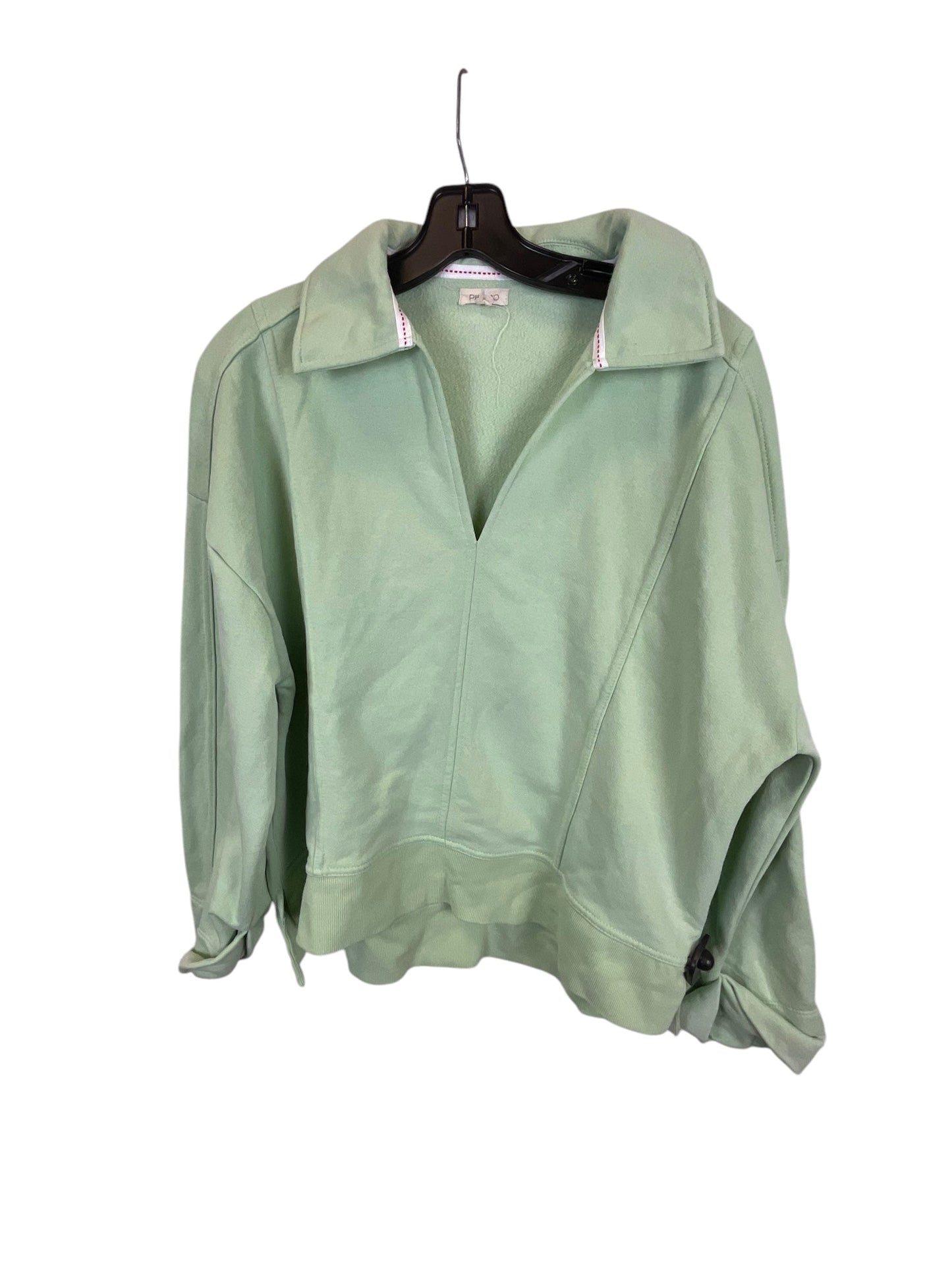 Top Long Sleeve By Pilcro In Green, Size: Xs