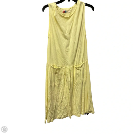 Dress Casual Midi By Free People In Yellow, Size: Xs