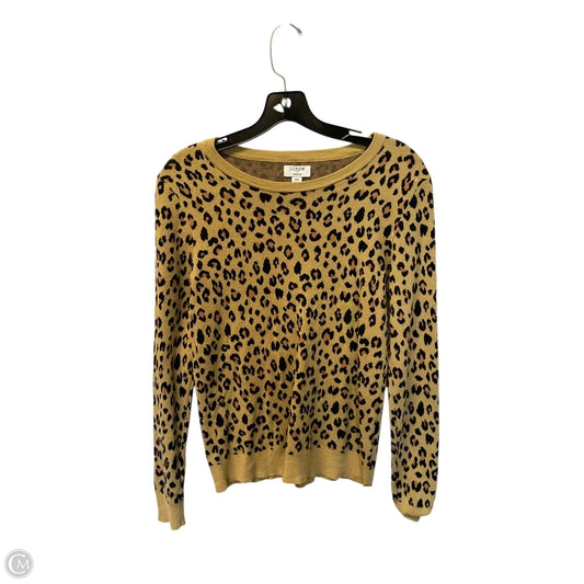 Top Long Sleeve By J. Crew In Animal Print, Size: Xs
