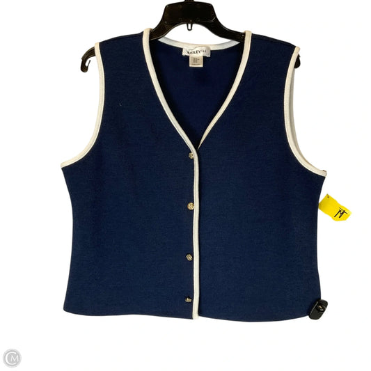 Vest Other By Bailey 44 In Blue, Size: Xl