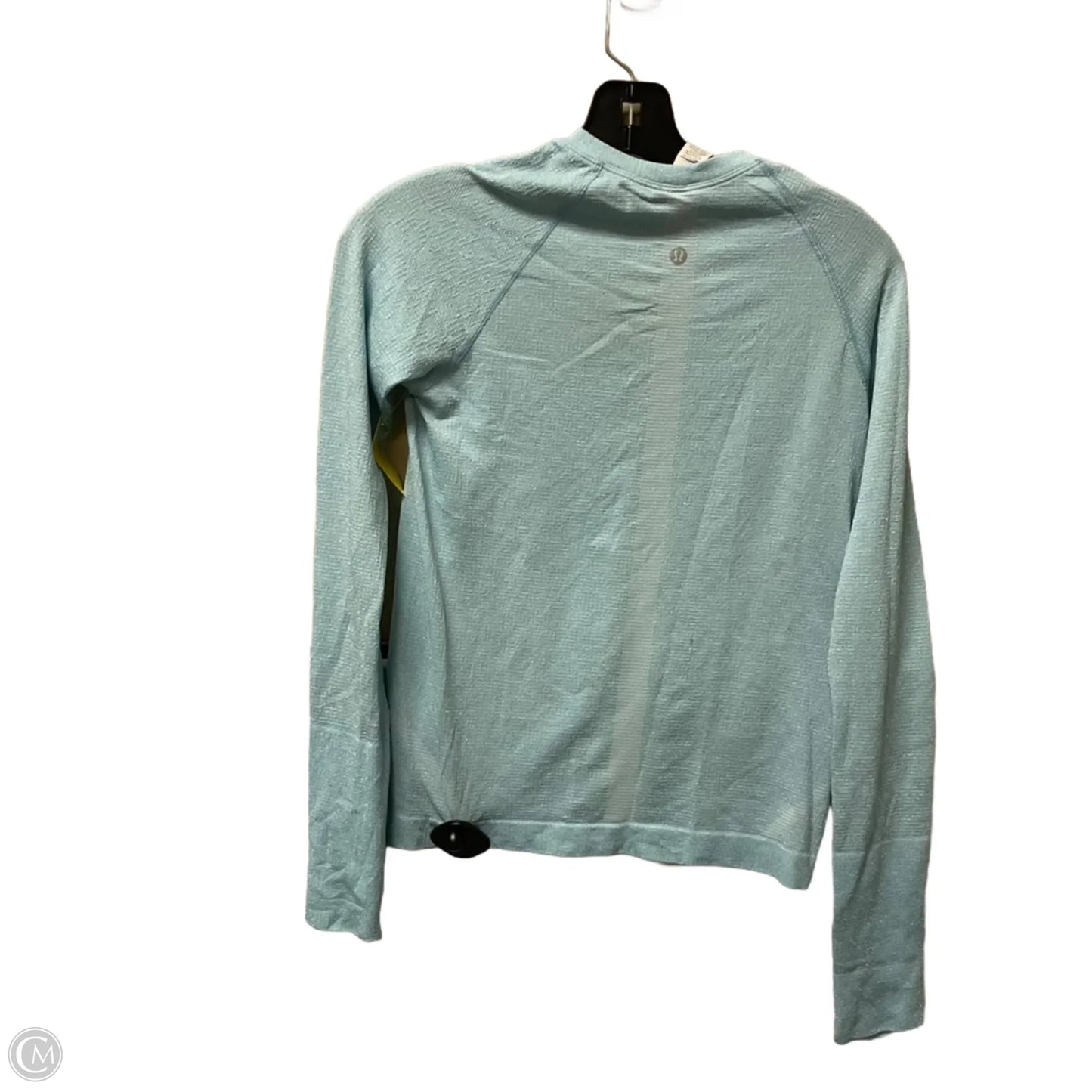 Athletic Top Long Sleeve Crewneck By Lululemon In Blue, Size: 6