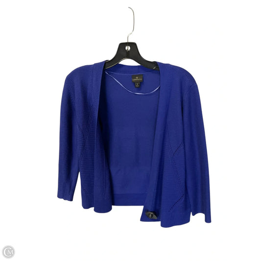 Cardigan By Worthington In Purple, Size: L