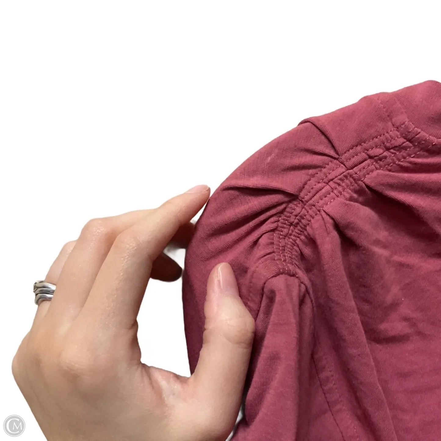 Athletic Top Short Sleeve By Athleta In Red, Size: Xs