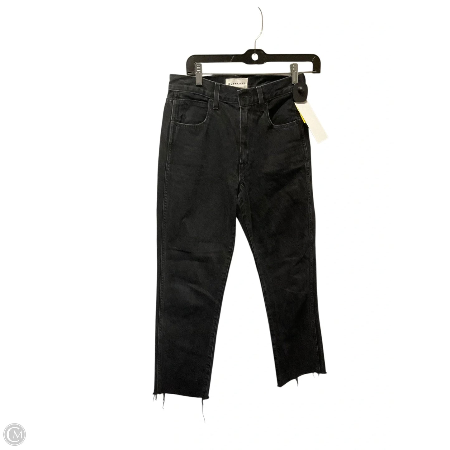 Jeans Straight By Cmb In Black Denim, Size: 4