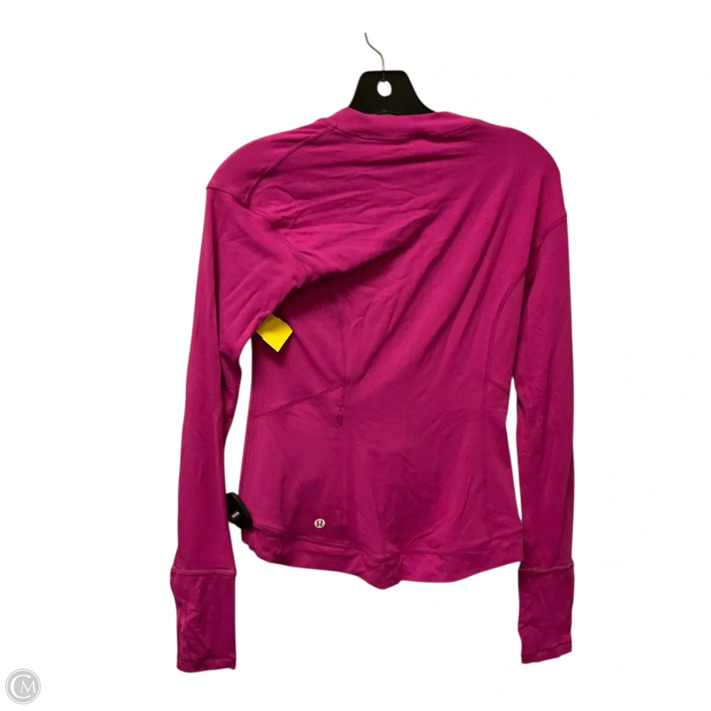 Athletic Top Long Sleeve Crewneck By Lululemon In Pink, Size: 4