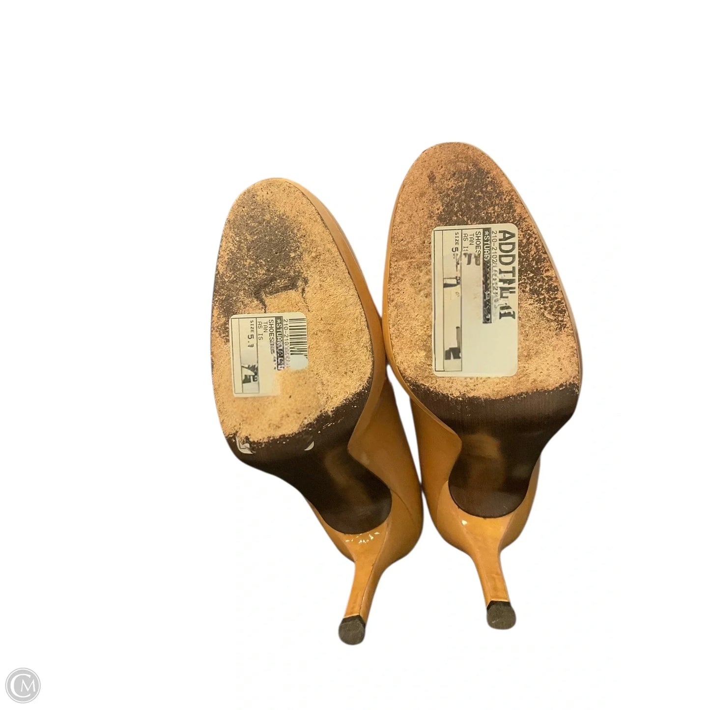 Shoes Designer By Stuart Weitzman In Tan, Size: 5.5