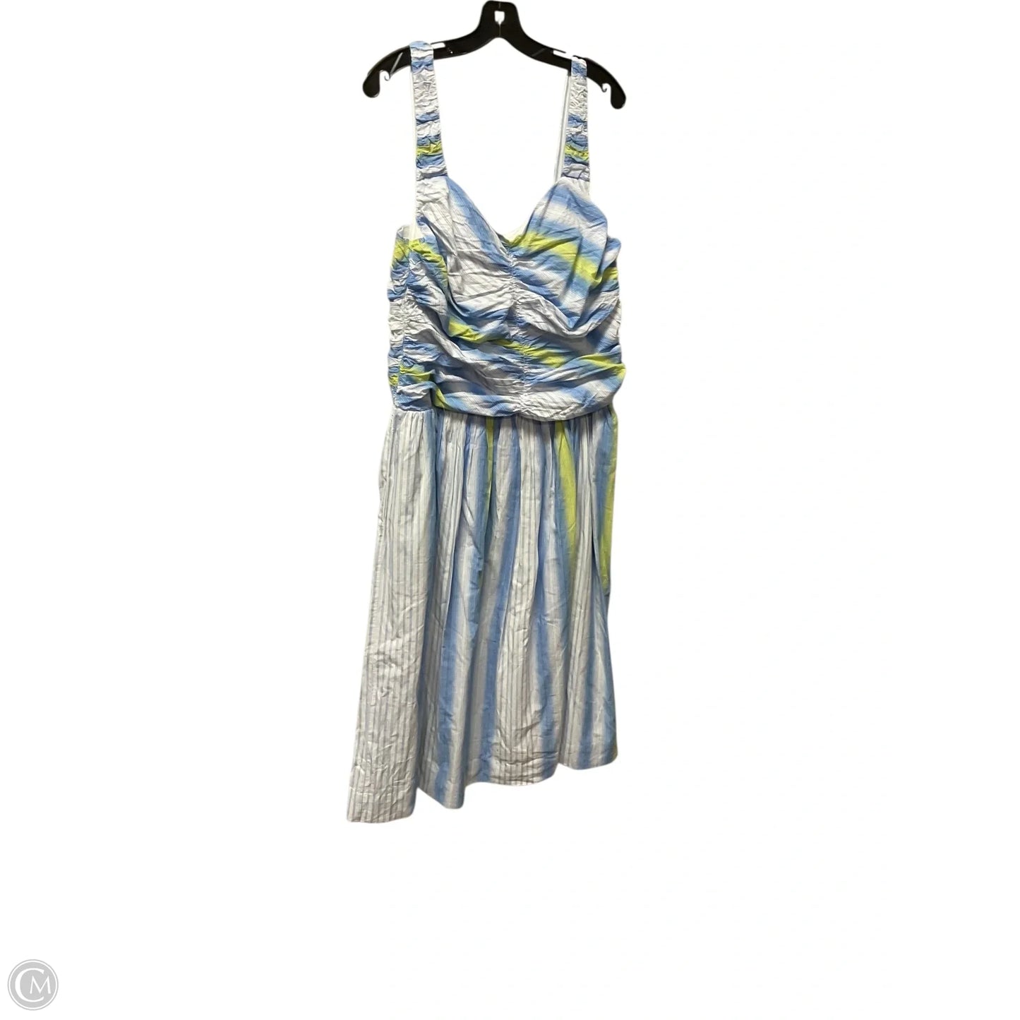 Dress Casual Midi By Anthropologie In Striped Pattern, Size: Xl