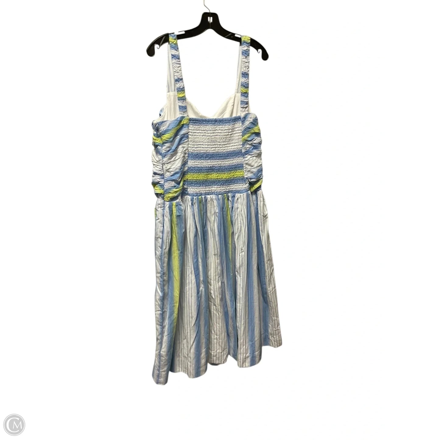 Dress Casual Midi By Anthropologie In Striped Pattern, Size: Xl