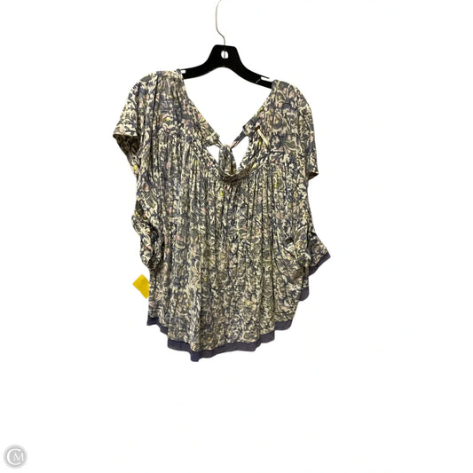 Top Short Sleeve Basic By Free People In Multi-colored, Size: L