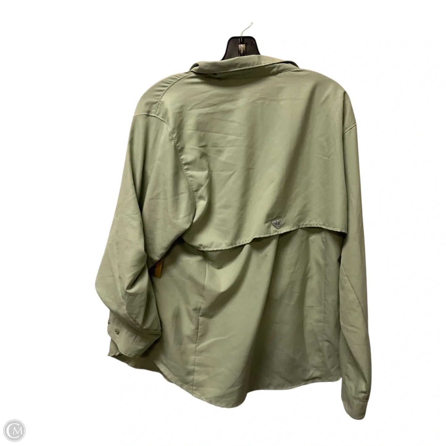 Jacket Shirt By Columbia In Green, Size: 1x