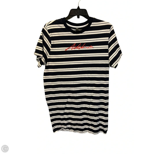 Dress Casual Short By Adidas In Striped Pattern, Size: M