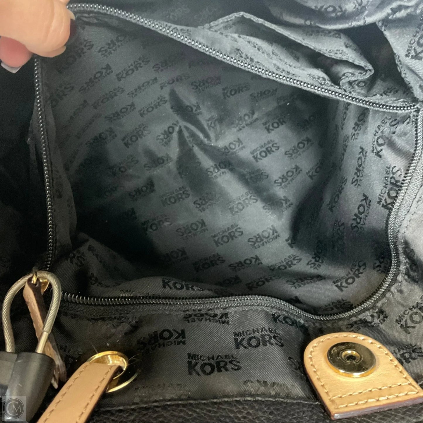 Handbag Designer By Michael Kors, Size: Medium