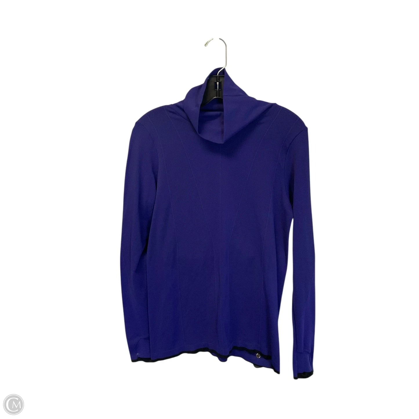Top Long Sleeve By Athleta In Purple, Size: L