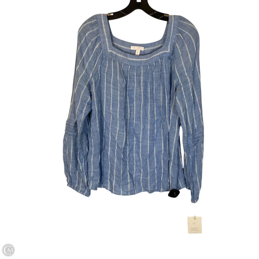 Top Long Sleeve By Lc Lauren Conrad In Striped Pattern, Size: S