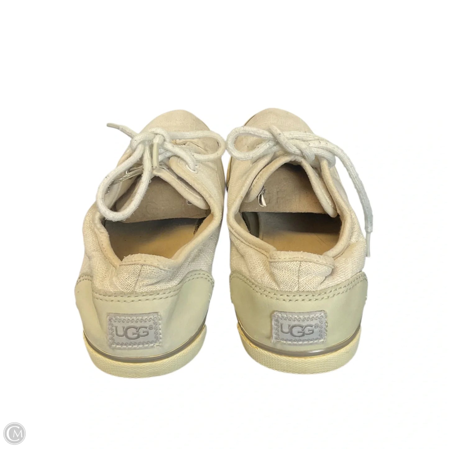 Shoes Designer By Ugg In Cream, Size: 7.5