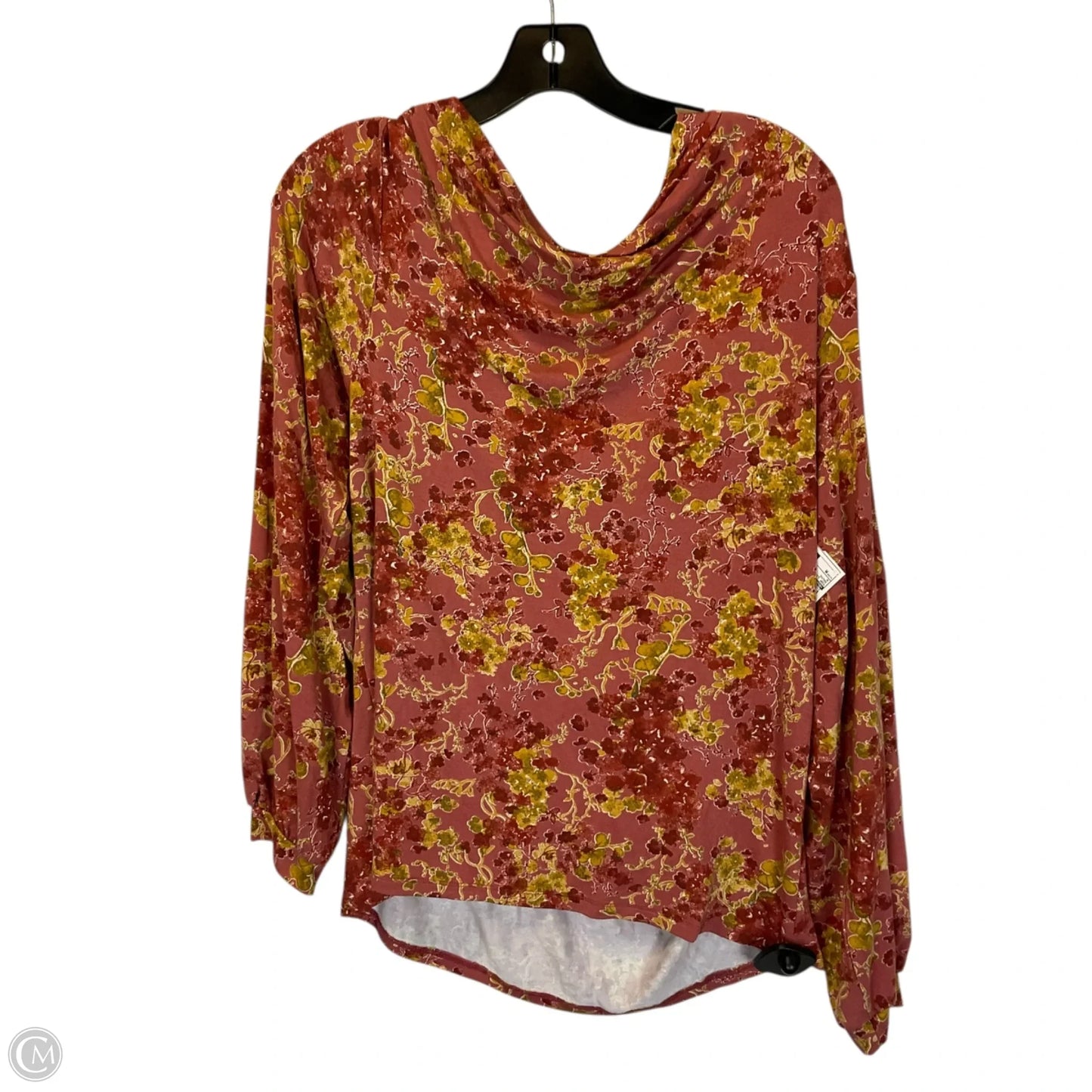 Top Long Sleeve By Buckle Black In Mauve, Size: M