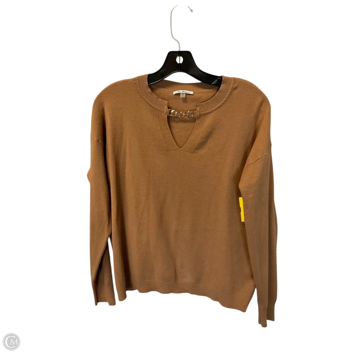 Top Long Sleeve By Vila Milano In Brown, Size: M