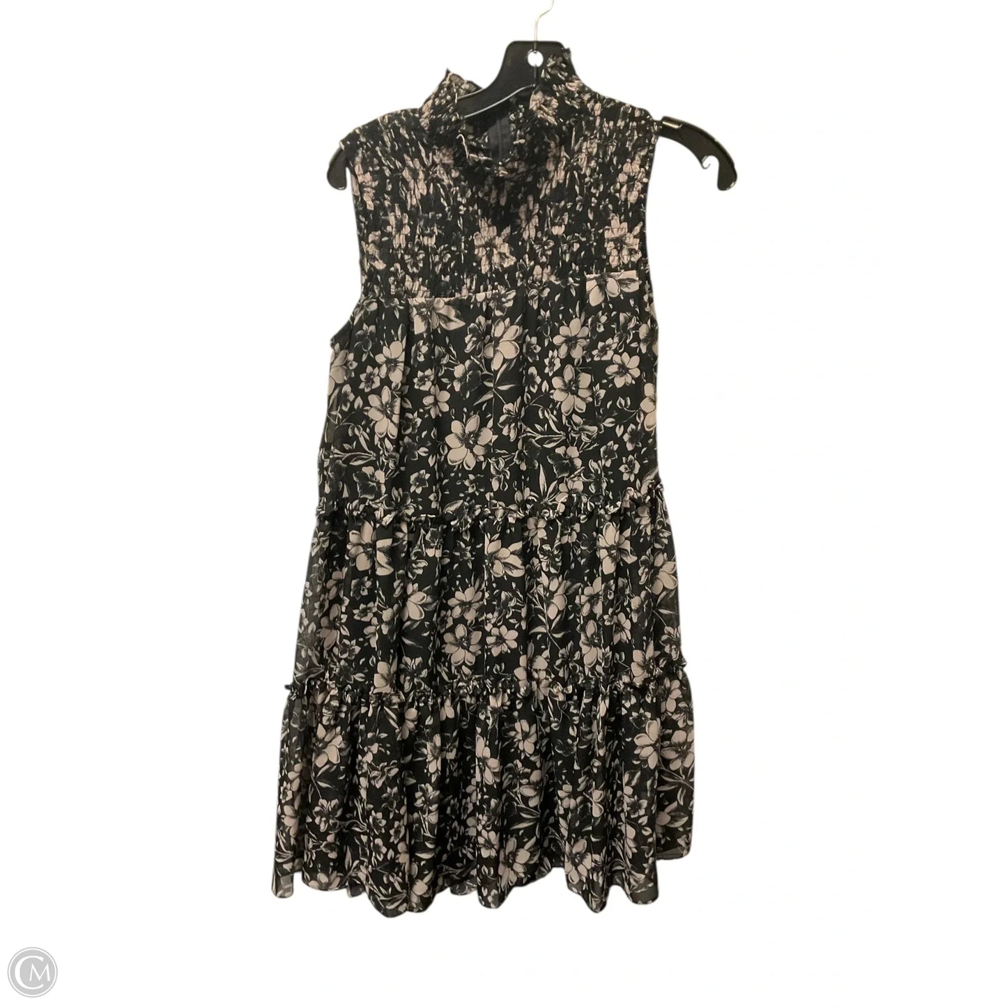 Dress Casual Midi By Taylor In Black, Size: M