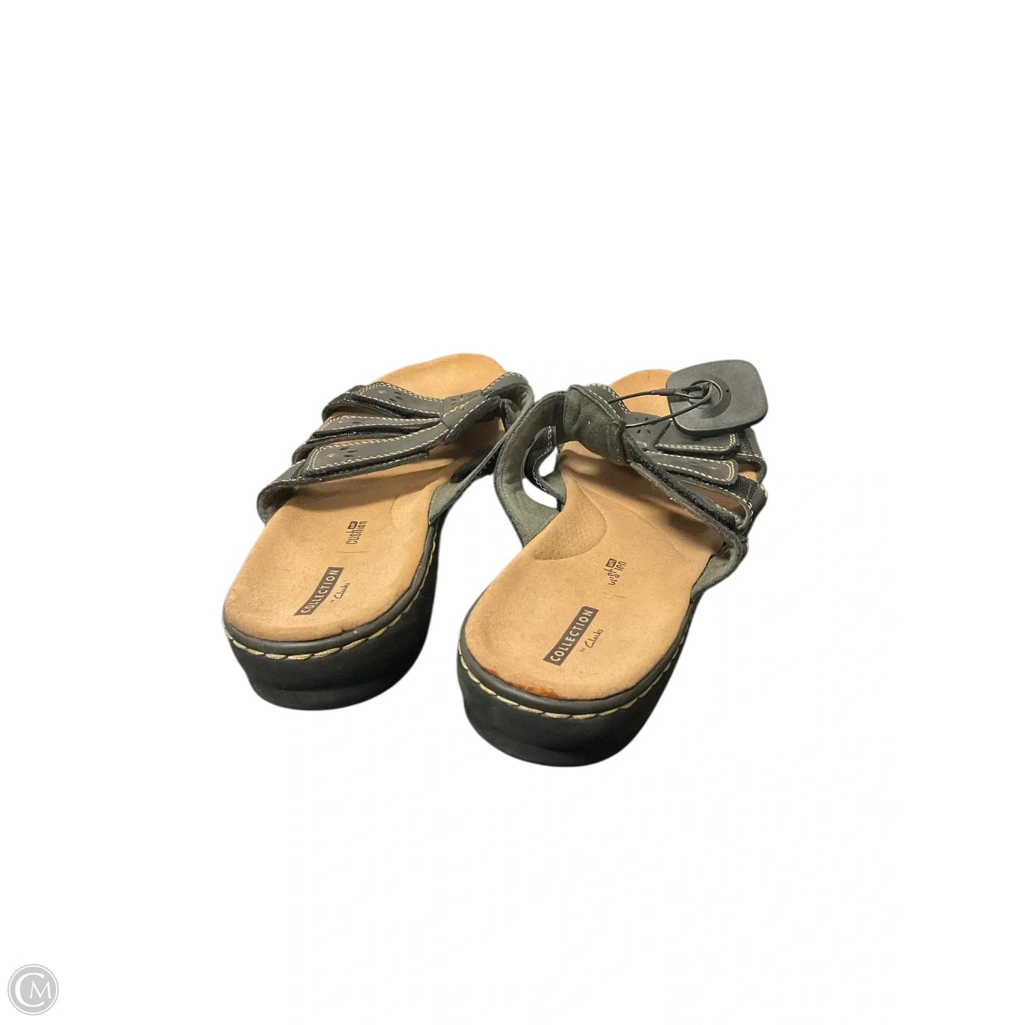 Shoes Flats By Clarks In Black, Size: 10