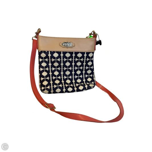 Crossbody Leather By Spartina, Size: Medium