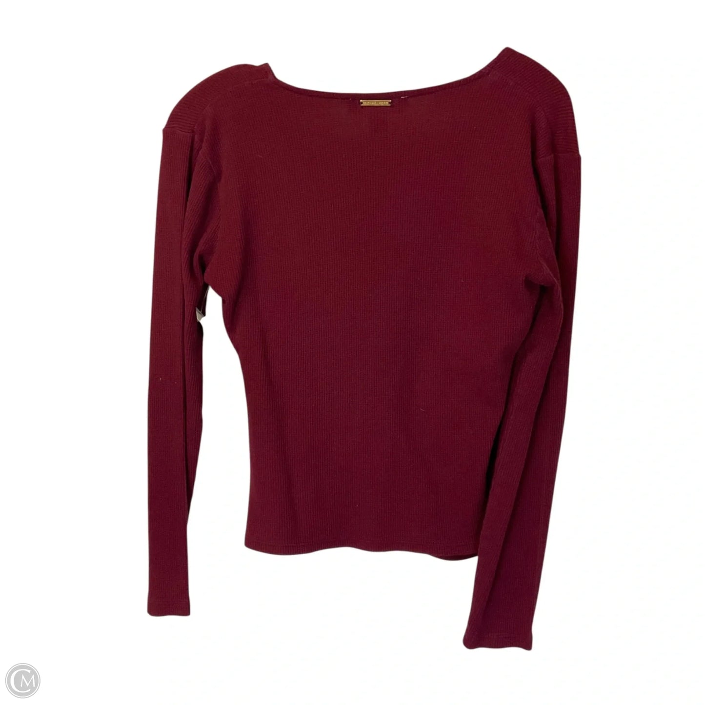 Top Long Sleeve By Michael By Michael Kors In Red, Size: S