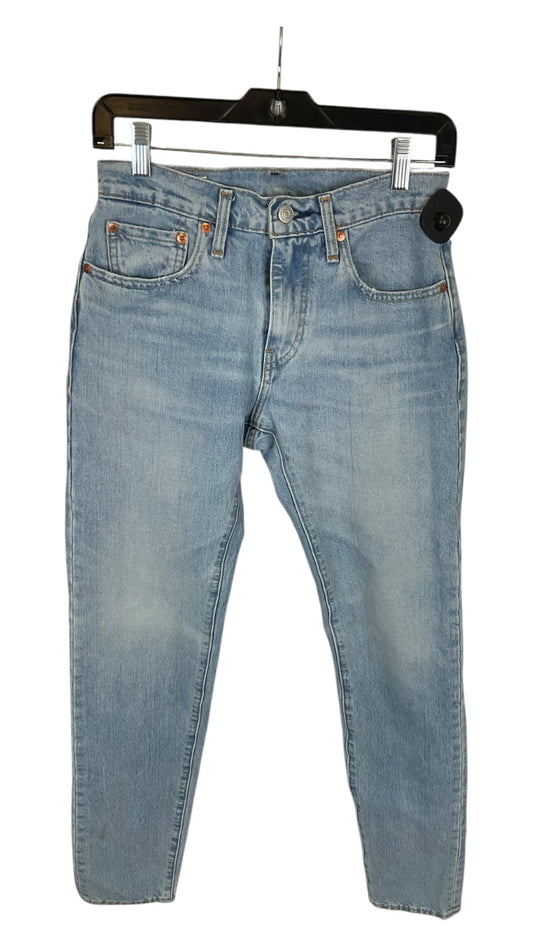 Jeans Straight By Levis In Blue Denim, Size: 6