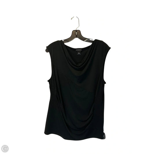 Top Sleeveless By Ann Taylor In Black, Size: Xl