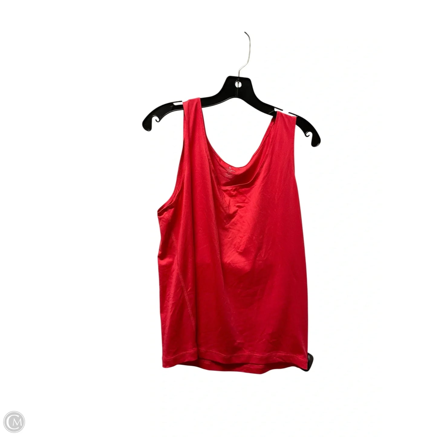 Top Sleeveless Basic By Worthington In Red, Size: 1x