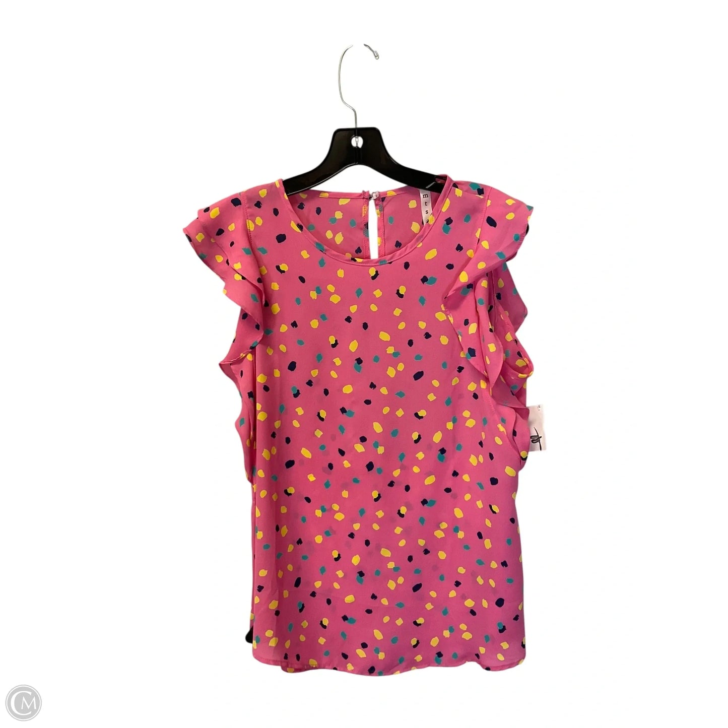 Top Sleeveless By Mts In Pink, Size: S