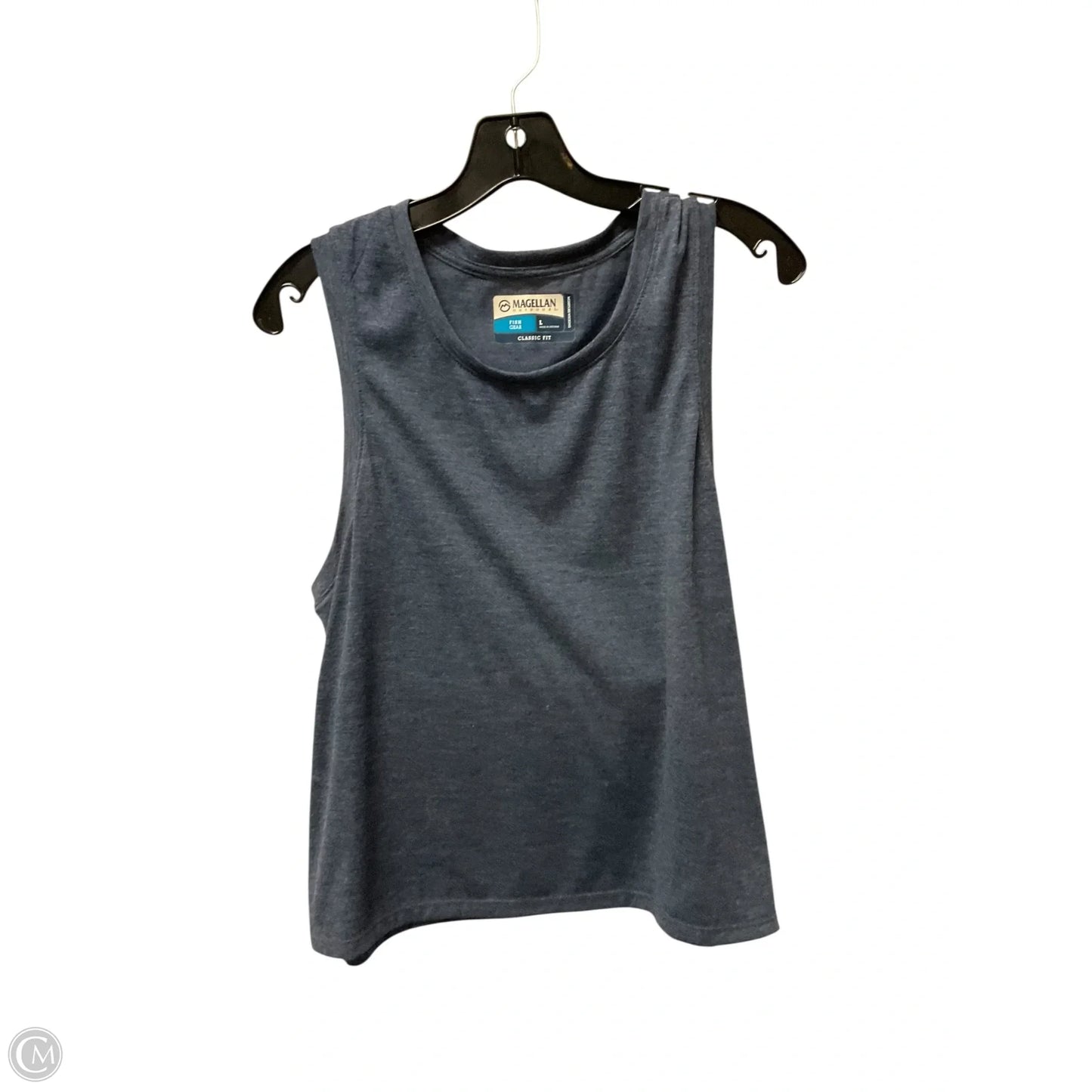 Top Sleeveless By Magellan In Blue, Size: L