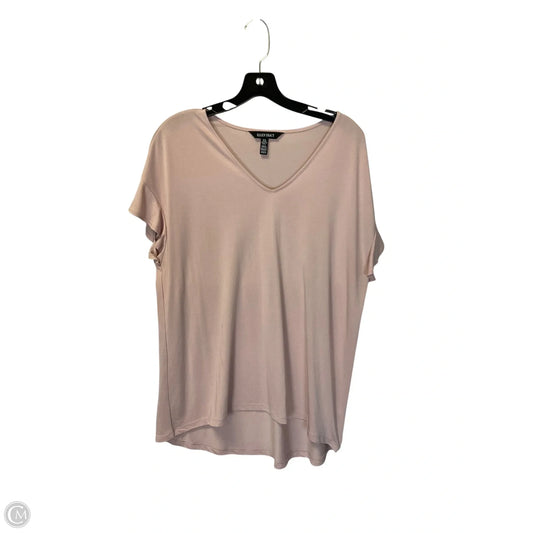 Top Short Sleeve Basic By Ellen Tracy In Pink, Size: Xl