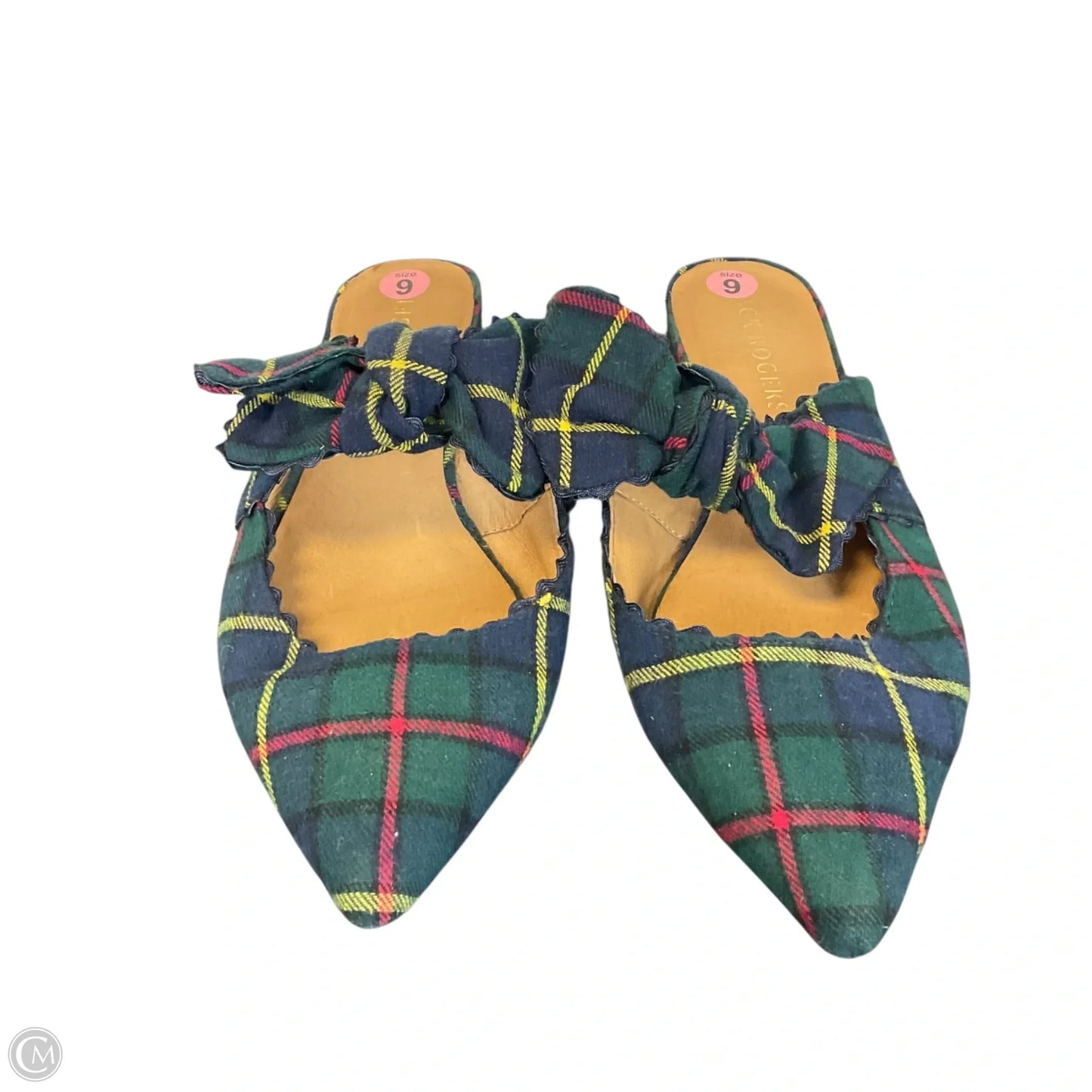 Shoes Flats By Jack Rogers In Plaid Pattern, Size: 9