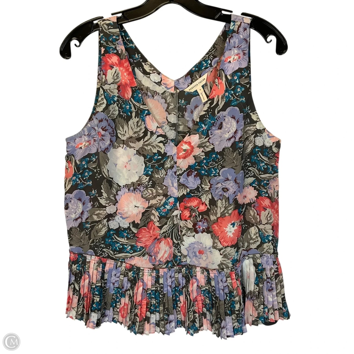 Top Sleeveless By Rebecca Taylor In Multi-colored, Size: 4