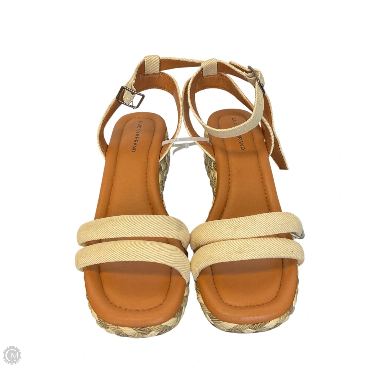 Sandals Flats By Lucky Brand In Tan, Size: 8.5