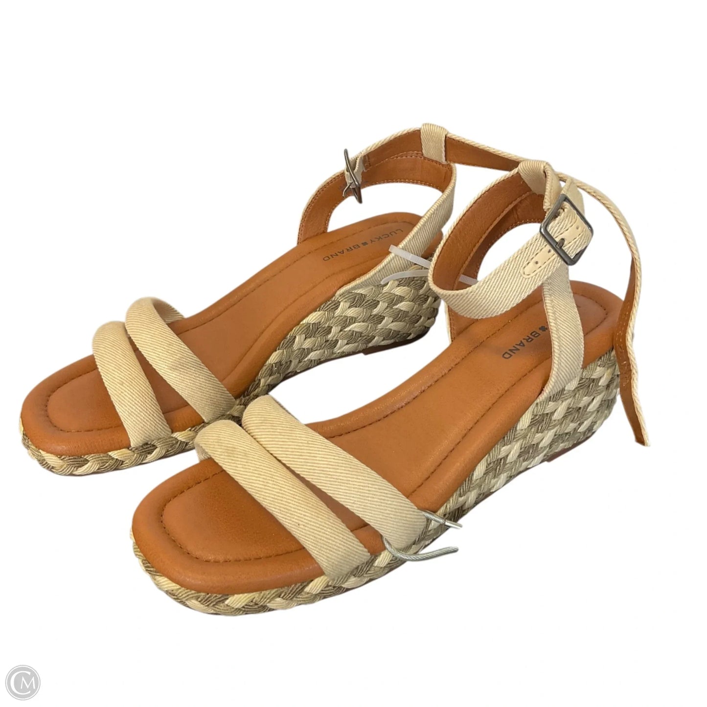 Sandals Flats By Lucky Brand In Tan, Size: 8.5