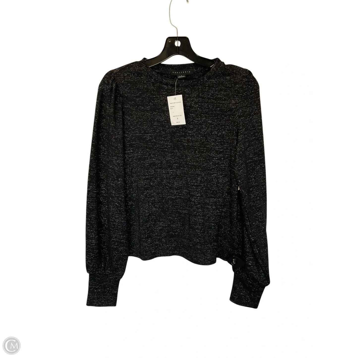 Top Long Sleeve By Sanctuary In Black, Size: S