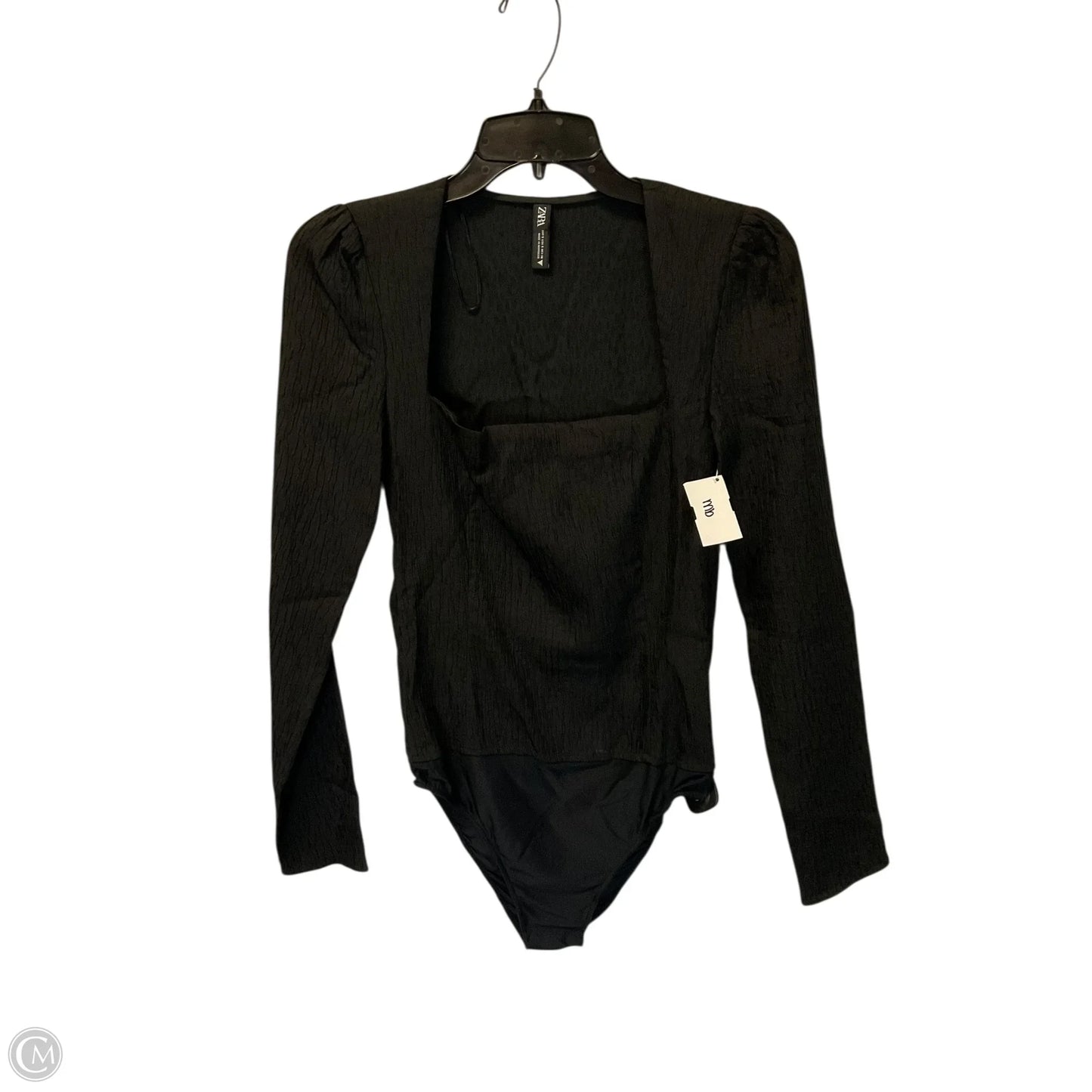 Bodysuit By Zara In Black, Size: S
