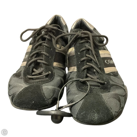 Shoes Designer By Coach In Black, Size: 7.5