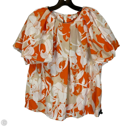 Top Short Sleeve By Entro In Beige, Size: M